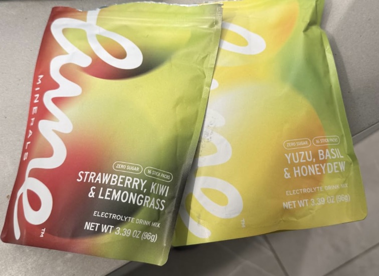 Customer photo: Strawberry, Kiwi & Lemongrass and Yuzu, Basil & Honeydew pouches